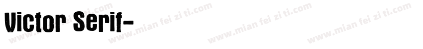 Victor Serif字体转换